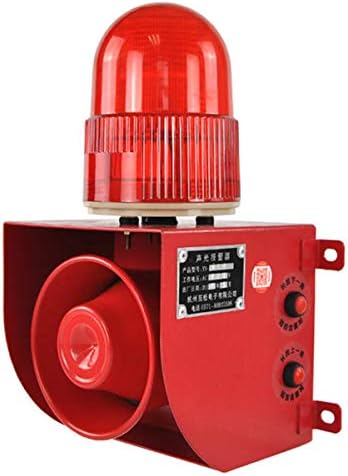 SOM INDUSTRIAL E ALARME DE LIMENTO ALAREIRO DE EMERGÊNCIA DO ALARME DE SOM Sirene Horn com LED Light Light 120dB