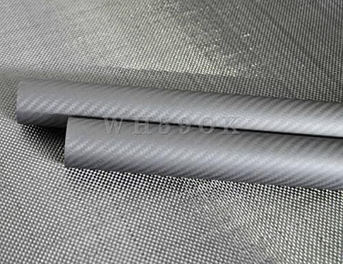 Tubo de fibra de carbono 3k 38mm od 35mm ID x 500 mm rolagem completa tubulação de fibra de carbono 3k/tubulação