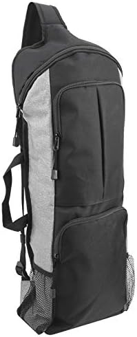 Bolsa de tapete de ioga multi -função, mochila de ginástica de grande capacidade, transportadora de mochila de bagagem com malha