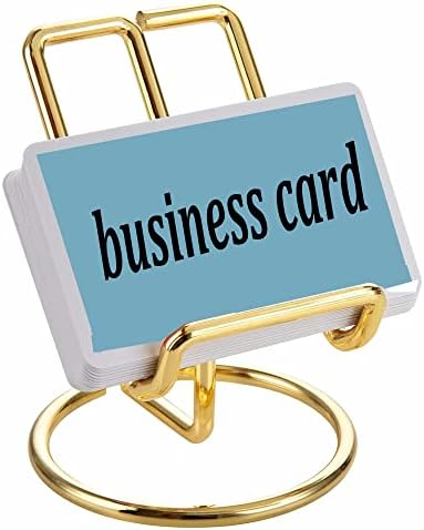 DNVKICT Titular do cartão de visita para o Office Desk - Metal Display Stand Small Card Organizadores Smart Phone Stand,