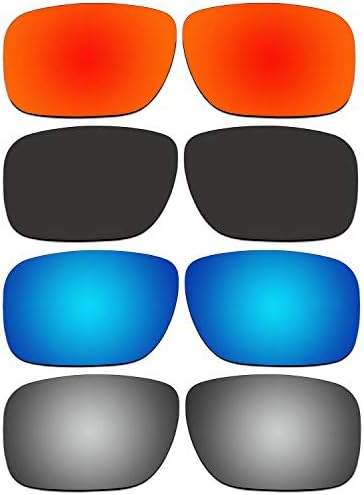 Lentes de substituição de 4 pares para óculos de sol Oakley Holbrook com pacote polarizado P4-1