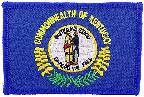 Kentucky State Bandle Shield bordado patch, com adesivo de ferro