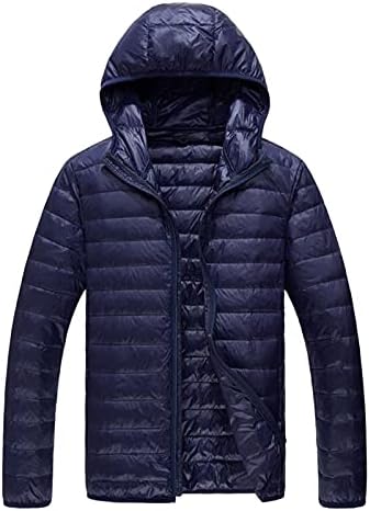 Jaqueta descendente em uma bolsa masculino de inverno masculino pão de zíper mais coberto de capuz de casaco casual de manga casual