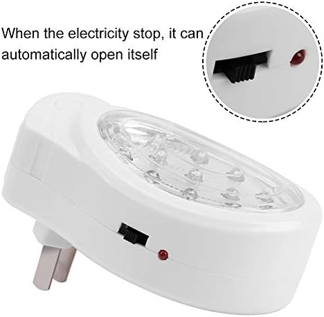 Luz de emergência em casa, 13 LED recarregável portátil Luz de emergência portátil Lâmpada automática de falha de energia Lâmpada dos EUA