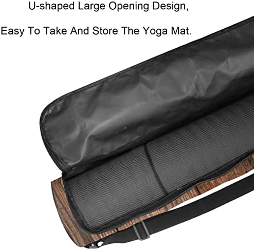 Girassol em um bolsa de carrinho de tapa de ioga de cavalete de madeira com alça de ombro de ioga bolsa de ginástica bolsa de praia
