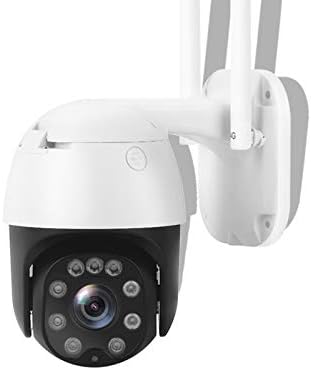 Secueye 3MP Dome Câmera Câmera Outdoor Segurança Pan/Tilt/Zoom Rastreamento Automático Color Night Night IP65 Recordagem do cartão