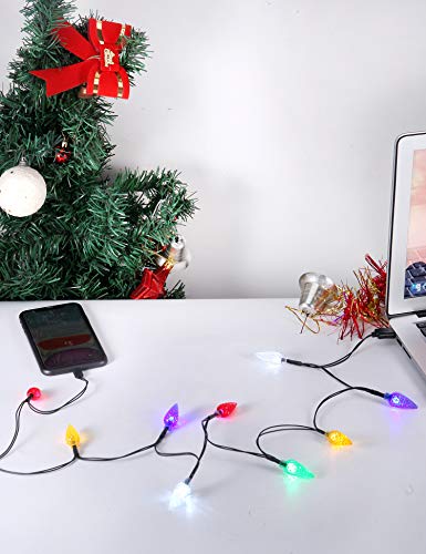 LED Christmas Light Phone Charger Cabo USB Chave Gream para Telefone 13/12/11 Pro/XS/XS Max/Xr/X/8 Plus/8/7 Plus/7s