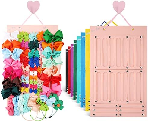 Porta -arco do cabelo, organizador de arco para meninas arcos de cabelo e bandas de cabeça, organizador de faixa de bebê, organizador