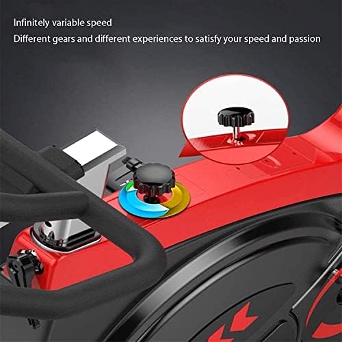 MZLXDEDIAN BECK BET BELT Drive de bicicleta estacionária de bicicleta interna de bicicleta Home Cardio Bike Treinamento com almofada de assento confortável, suporte para tablets e monitor LCD