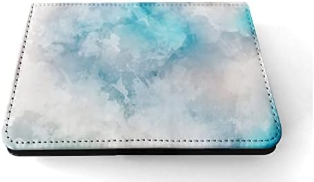 Aquarela azul branca 86 capa de caixa de flip para iPad Air / iPad Air
