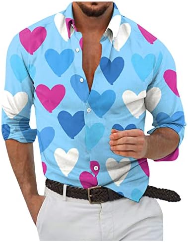 Designer Primavera Summer Summer Men 3D Halloween Impressão Hawaii Blusa de camisa longa Camisas de manga comprida