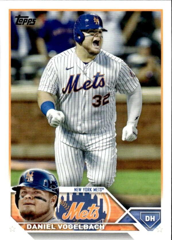 2023 Topps 147 Daniel Vogelbach NM-MT New York Mets Baseball Trading Card MLB
