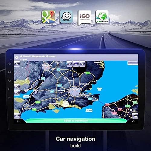 Auto Multimedia Player Android 9.1 Sistema de navegação automática de 9 polegadas Radio de carro de carro touchscreen para T.OY.OTA PRADO 2004-2009 suporta Bluetooth/Multimedia, 4g+64g-oito-core