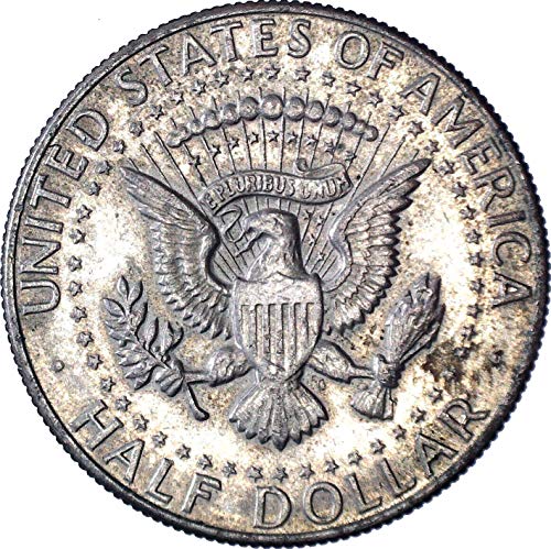 1967 Silver Kennedy Meio dólar 50c sobre não circulado