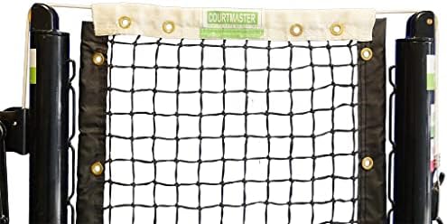 CourtMaster único rede de tênis com faixa de vinil