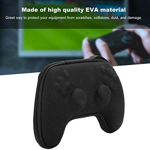 Bolsa de controlador de gamepad crisista, sacola de proteção contra proteção contra gamepad, bolsa de proteção por portátil à prova de choque para PS5 Gamepad Home Travel