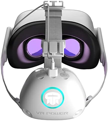 Realidade da realidade realidade VR Power 2 - fones de ouvido VR Bateria compatível com Oculus Quest 2, 10.000 mAh estendido