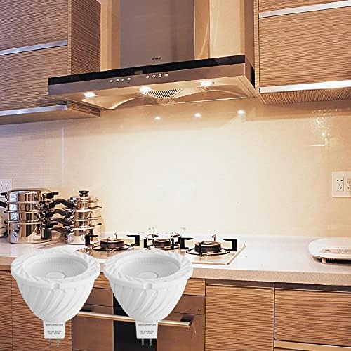 XiaoGuangyuan MR16 Bulbo LED 5W 50W Equivalente quente branco macio 2700k 12V Gu5.3 Base 500lm Lâmpada de paisagem para a cozinha sala de estar 6 pacote de 6 pacote