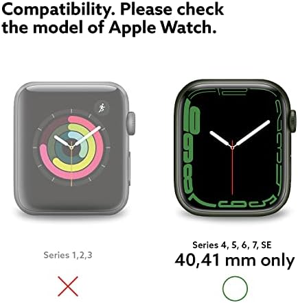 Caseologia Nero projetada para o estojo de relógio Apple para 41mm, série de 40 mm SE 6 SE 5 4 - Pink