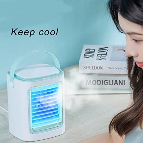 Ventilador de ventilador portátil Fan de ar condicionado USB Air Speeds Speeds Control Coolers de ar para casa com mini
