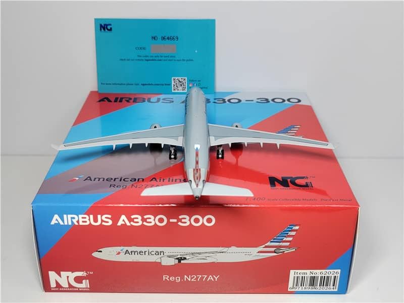 Modelo NG para American Airlines para Airbus A330-300 N277AY 1/400 Aeronave Diecast Modelo pré-construído