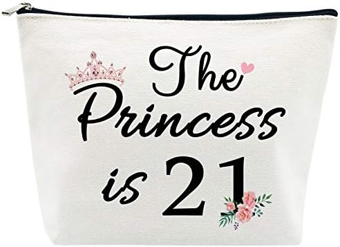 Charmoly 21st Birthday Gifts for Women Melhor Amiga Filha engraçada Presente de aniversário de 21 anos para ela, a princesa é
