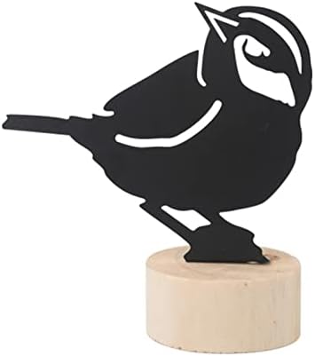 Walbest Message Clip Ornament não é fácil de desaparecer decorando a estátua de pássaro de titular de memorando robusta