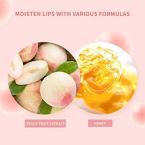 Lip Tint Korean Gloss Peach pêssego Balm bálsamo hidratante Lips Lip Carre Care Hidratante Lip Lip Lip Lip Lip Plumper