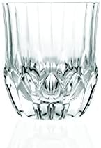 Vidro do copo de barski - Double antiquado - Conjunto de 6 - copos - Tumblers de vidro de cristal do DOF projetados - para uísque - bourbon - água - bebida - copos de bebida - 11,75 oz. - Feito na Europa