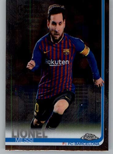 2018-19 2019 Topps Chrome UEFA Liga dos Campeões 1 Lionel Messi FC Barcelona Soccer Trading Card