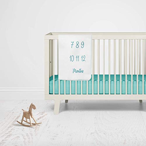 Safari Milestone Blanket Personalizado Rastreador de crescimento mensal Presente de chuveiro personalizado para a nova mãe aquarela