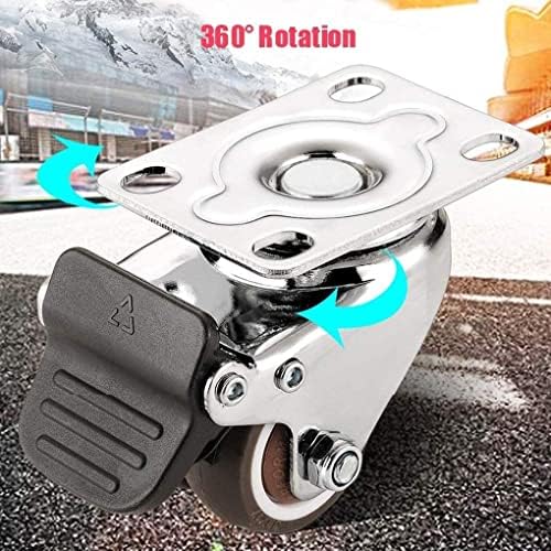 Morices rodízios rotação com freio de rodas pesados ​​rodas gêmeas rodízios rodas