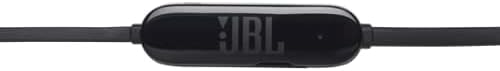 JBL TUNE 125 - fones de ouvido sem fio Bluetooth com Mic/Cabo Remoto e Remoto de 3 -Button - Preto, Pequeno