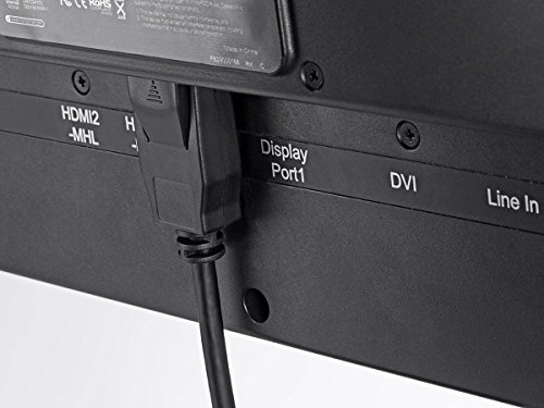 Monoprice Mini DisplayPort 1.2 para DisplayPort Cable - 10 pés, 4K capaz, suporta vídeo 3D - Selecione Série