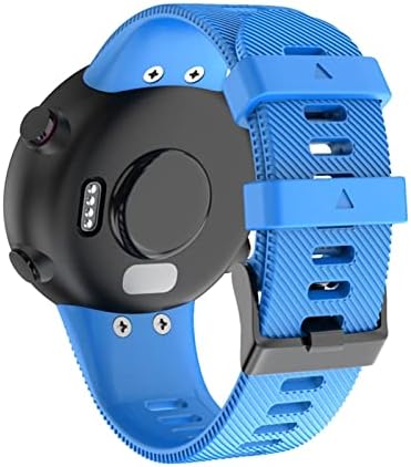 DJDLFA 18mm 20mm Soft Silicone Smart Watch Band para Garmin Forerunner 45 Watch Sport Wrist Strap for Garmin Forerunner