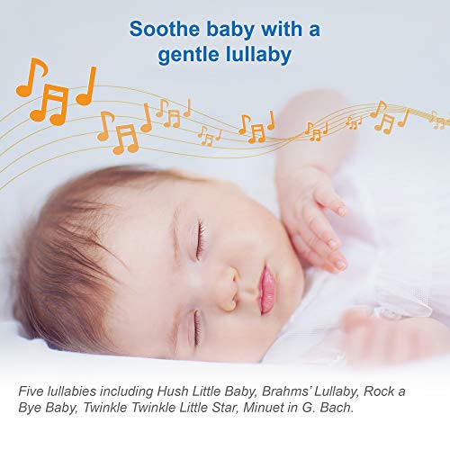 VTech BC8211 Myla O Monkey Baby Sleep Soother com uma máquina de som de ruído branco com 5 sons de ambiente macio, 5 melodias calmantes e luz noturna de brilho macio, 1 contagem
