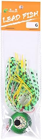 Huang Pingzhou 4pcs/lote 20g/40g/60g/80g/100g/120g Controle profundo up tenya madai jig kabura água salgada pesca lura jiglead marco marinho de pesca isca de camarão de camarão de borracha para pesca tackles