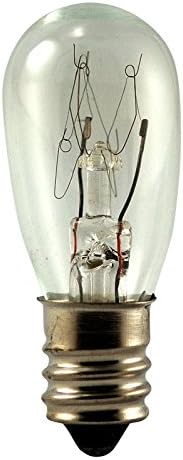 Eiko 3S6/5-120V 120V 3W S-6 Candelabra Base Lamp Bulb