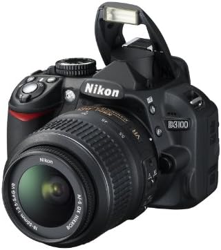 Nikon D3100 14,2MP Câmera SLR digital com 18-55mm f/3,5-5.6 VR e 55-200mm f/4-5.6g if-ed AF-S DX VR Nikkor Lentes