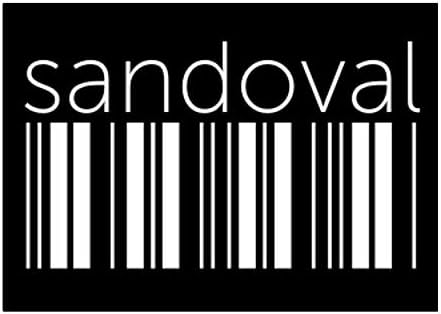 Teeburon Sandoval Lower Barcode Sticker Pack x4 6 x4