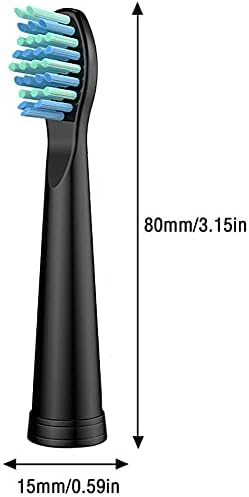 Cabeças de substituição de escova de dentes de 10 pacote compatíveis com Sonic-FX para adultos e crianças, compatíveis com fadas de