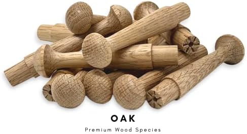 Oak de 3,5 polegadas de madeira shaker pinos com 5/8 de polegada Tenon-Balsam Point Workshop