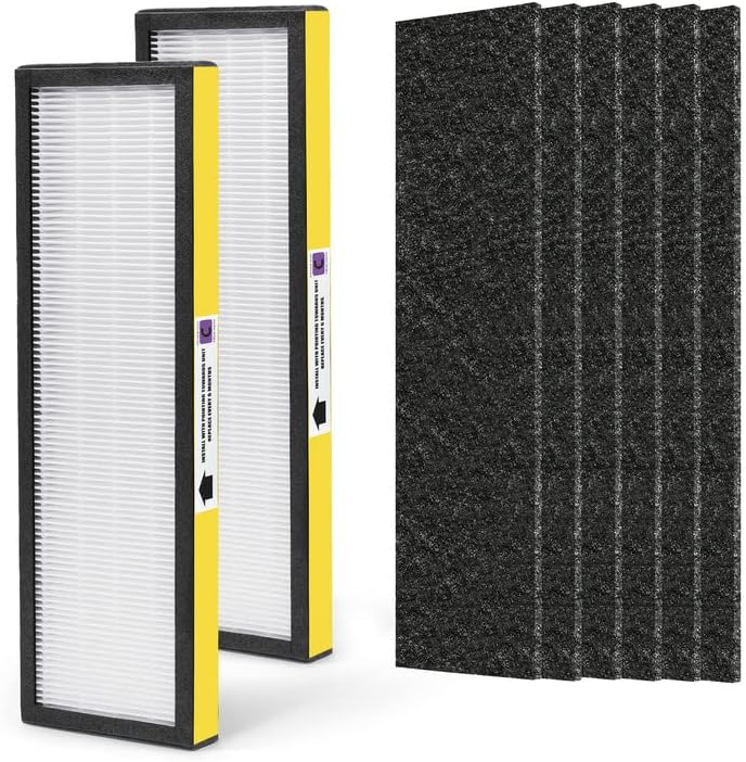 Filtro nisreen C FLT5000 Filtro compatível com Germ-Guardian True HEPA Filtro Purificador de ar AC5250pt AC5000E AC5300B AC5350W,