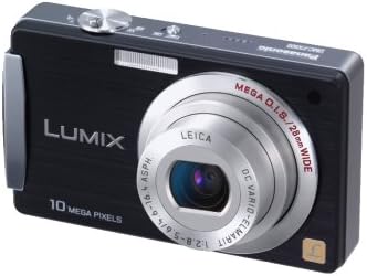 Câmera digital Panasonic Lumix DMC-FX500K 10.1MP com zoom estabilizado de imagem óptica mega angular de 5x de 5x