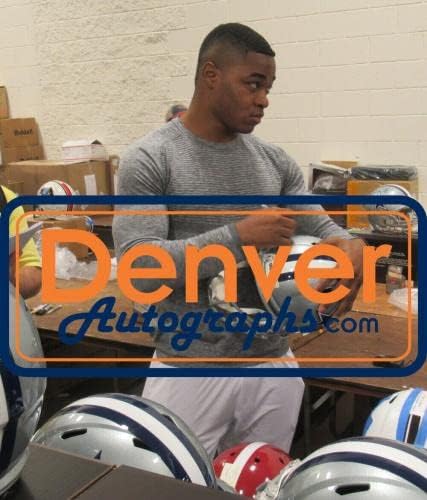 Amari Cooper autografou Dallas Cowboys Speed ​​Replica capacete JSA 24006 - Capacetes NFL autografados