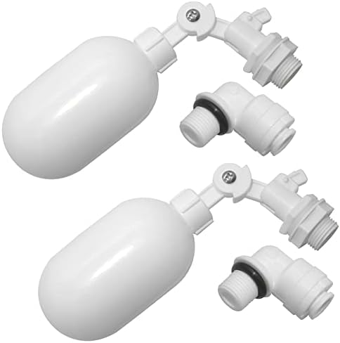Joywayus mini válvula de esfera plástica com 1/4 de conexão rápida para conectar acessórios de tubo ajuste o filtro