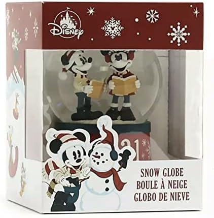 Disne Store Mickey e Minnie 2021 Holiday Snow Globe