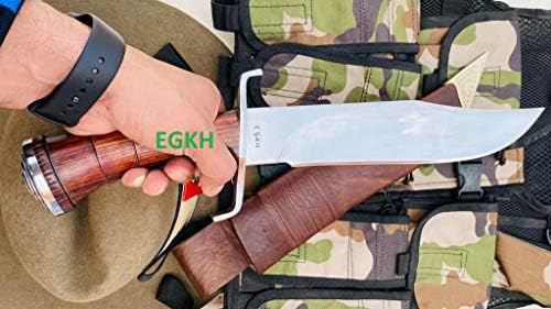 EGKH - Treinamento tradicional de combate Khukuri Faca - lâmina personalizada feita à mão - Equilibre o óleo pronto para uso -