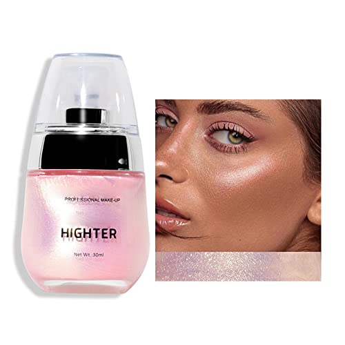 Luminizador de maquiagem adolescente Luminizador de água Hidratante e brilho para o rosto e maquiagem corporal Face Body Glow Body 30ml Eye Highlighter