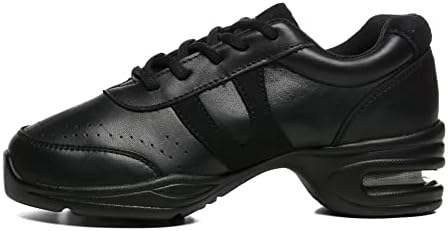 AOQUNFS Sapatos de jazz femininos tênis de dança de cidadãos-Breathable Air Almofada Meninas Athletic Athletic Dance Shoes,